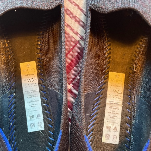 Rothy's Blue Flats Comfortable Slip-On Design - Picture 2 of 4